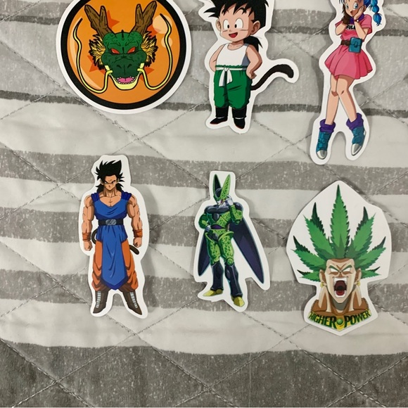 Dragon Ball Z Random Stickers Lot of 71 - Picture 8 of 11